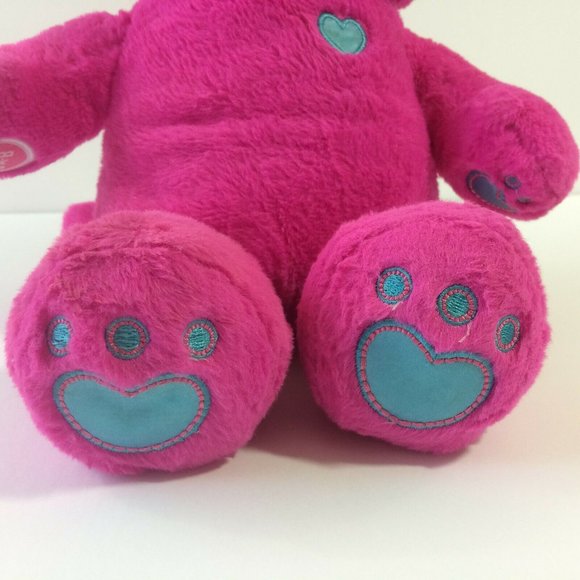 Build A Bear Kabu Catlynn Plush Pink Kitty Cat Heart Paws Stuffed Animal 17" BAB - Picture 5 of 8